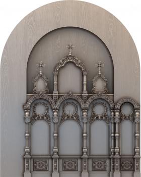 Iconostasis (IKN_0213-110) 3D model for CNC machine